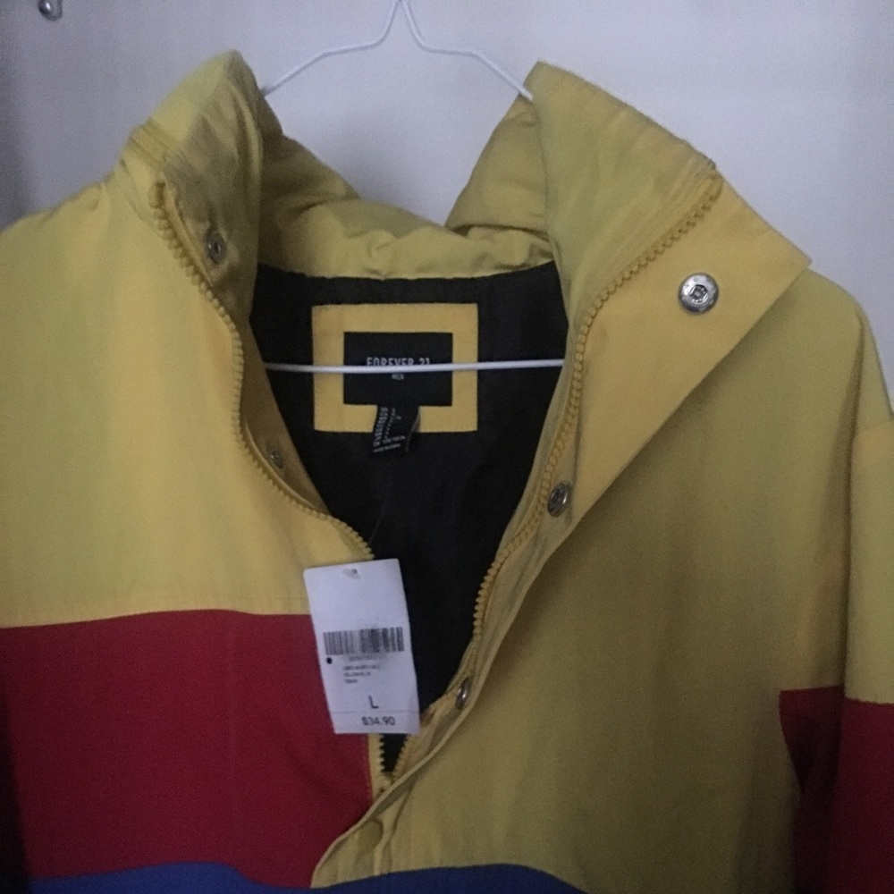 Forever 21 yellow jacket only wore it once.
